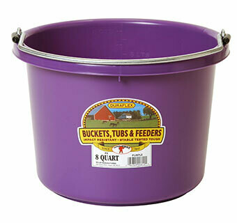 Little Giant 8 Quart Plastic Bucket - Purple