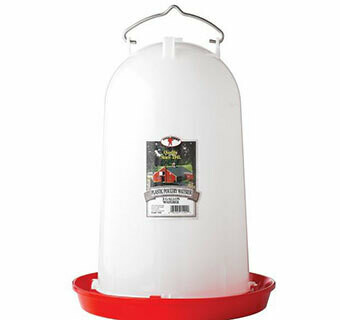 Miller MFG Plastic Poultry Drinker - 3 Gallons - CASE OF 6