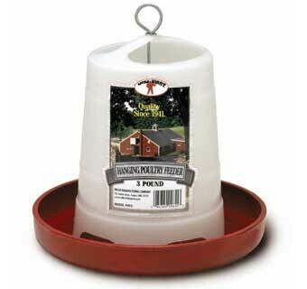 Little Giant 3 LB Plastic Hanging Poultry Feeder
