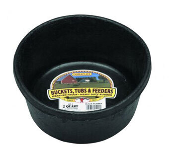 Little Giant DuraFlex Rubber Feed Pan - 2 Quarts