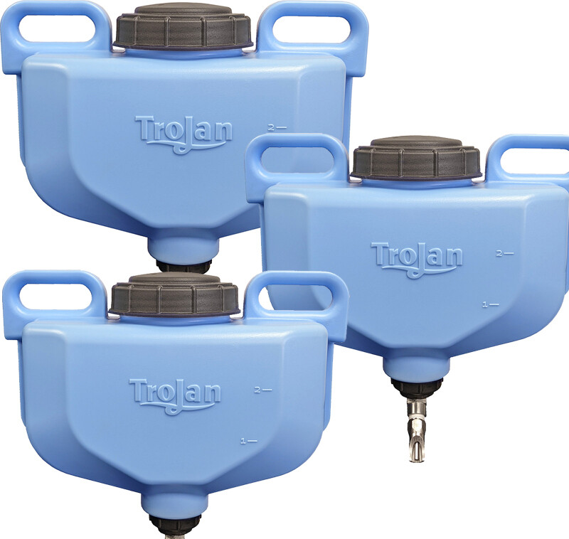 Trojan Pen Waterer 3 Gallon 3 pack Package