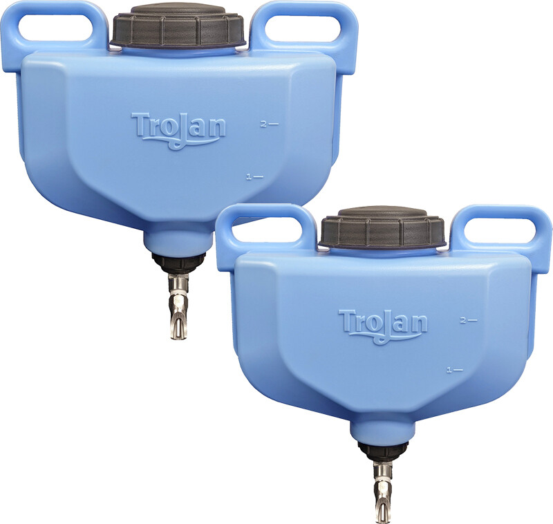 Trojan Pen Waterer 3 Gallon 2 pack Package