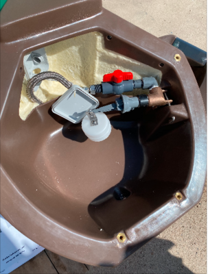 JUG 303 Stall Fount Corner Mount Energy Free #13303