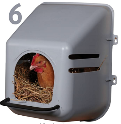 Miller MFG Plastic Nesting Box 6 pack