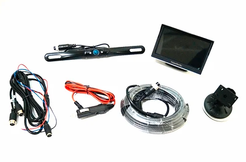 Visionworks Camera Systems 5&quot; Monitor with License Plate Camera Kit for RVs