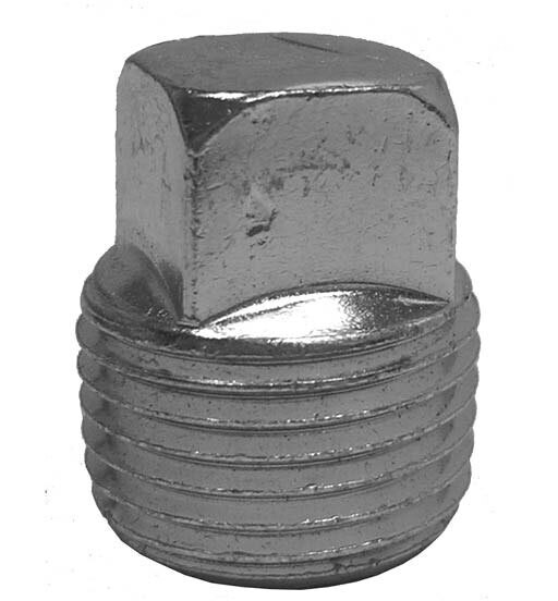 Trojan Water Master 1/2&quot; Galv. Square Head Plug. #16622
