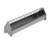 Little Giant Poultry Trough Feeder with Grate Galvanized Steel