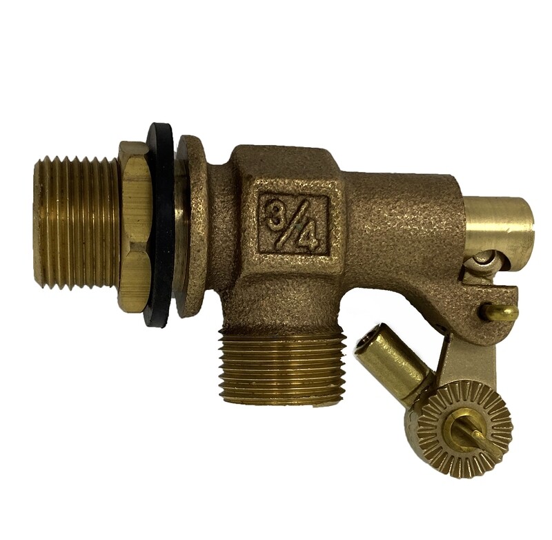 High Country Plastics Brass 3/4&quot; Float Valve