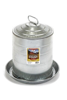 Double Wall Mount Poultry Fount - 5 Gallons, part 9835