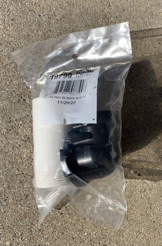 Ritchie Replacement Drain Pipe and Elbow for EcoFount Units (#18790)
