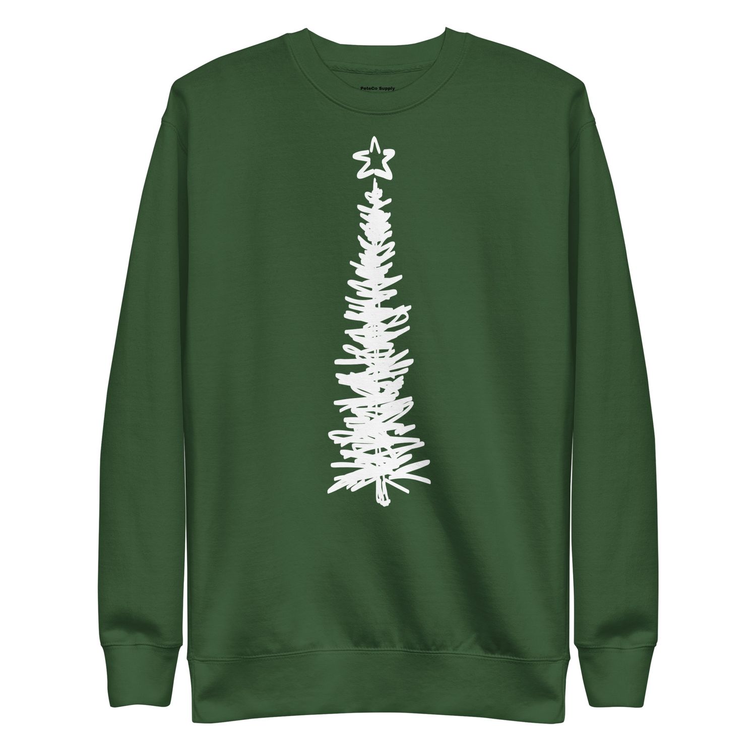 PeteCo Christmas Trees Unisex Premium Sweatshirt - Variety of Colors