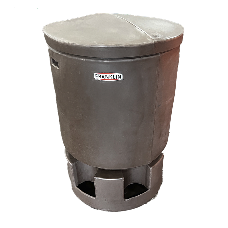 Franklin P40 40-Gallon chicken or hog waterer Brown