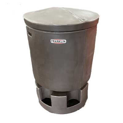 Franklin P40 40-Gallon chicken or hog waterer Brown