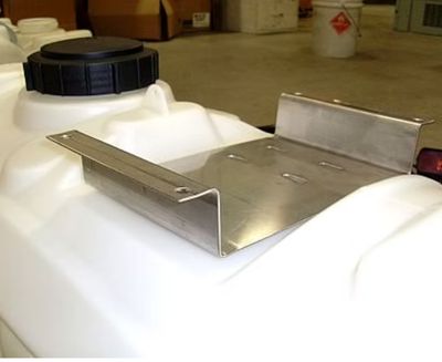 Smucker LM4008 Stainless Steel Mounting Base — Foam Marker Control Box Mount