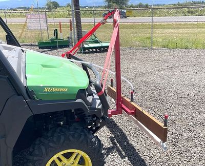 Smucker WWHBLK-M Hitch Boom Lift Kit – Manual Height Adjustment for ATV/UTV Weed Wiper Booms