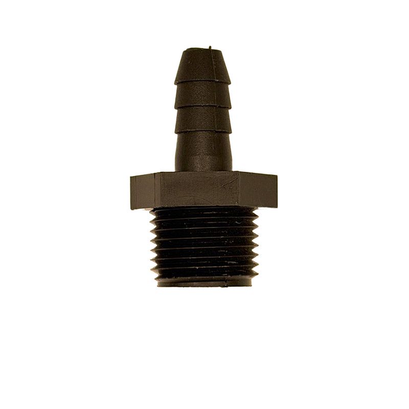 Trojan Male Fitting 3/8&quot; Barb x 1/2&quot; NPT #11777