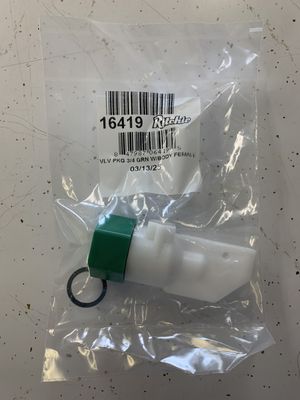 Ritchie Green 3/4&quot; Female Valve Package #16419