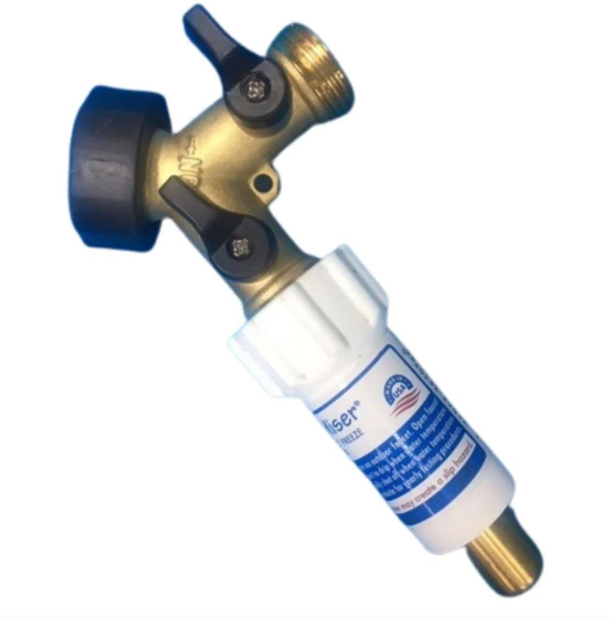 Freeze Miser® 2-Way Y-Valve Shut-Off (¾″ Brass Hose Connector)