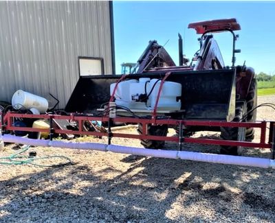 Front Bucket 20 Foot Weed Wiper by Smucker