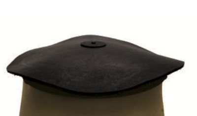 High Country Plastics Bull Mineral Feeder 38" Rubber Mat Lid BMF-120