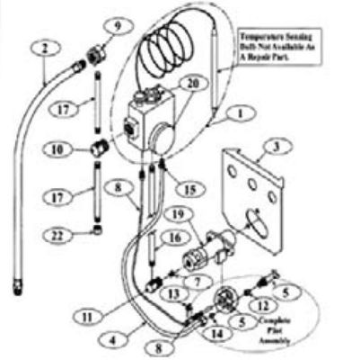 Trojan 66B 1/8" x 18 9/16" Nipple Pipe part 14962