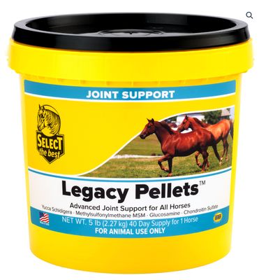 Legacy Pellets 5 LB Pail, 40 Day Supply