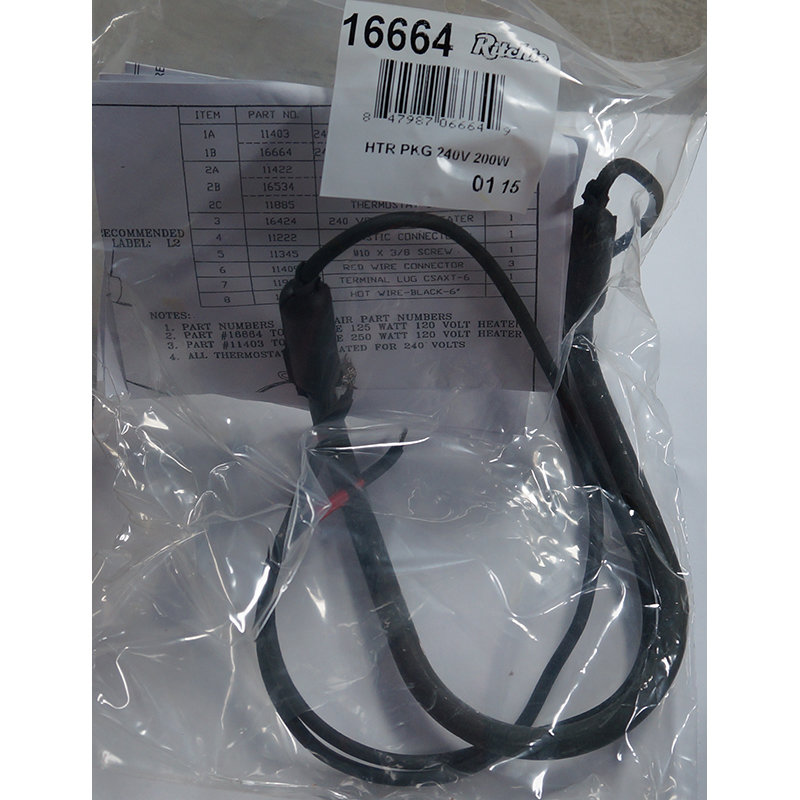 Ritchie 240V Heater #16664