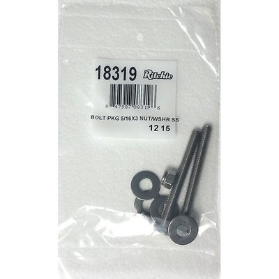 Ritchie Bolt Package 5/16 x 3 Nut with Washer #18319