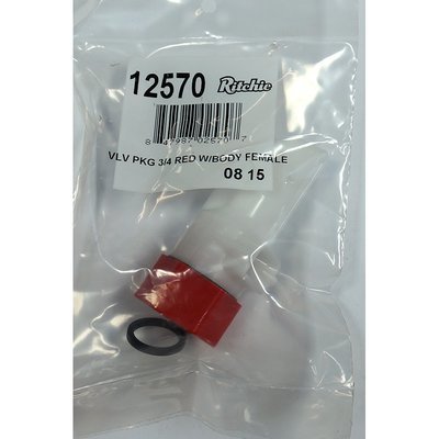 Ritchie 3/4&quot; Female Valve Package #12570