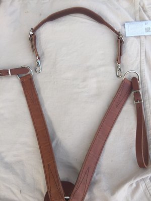 Buckaroo Leather Over the Neck Breast Collar Straps