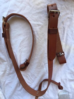Buckaroo Leather -  Golden Bridle Flank Set