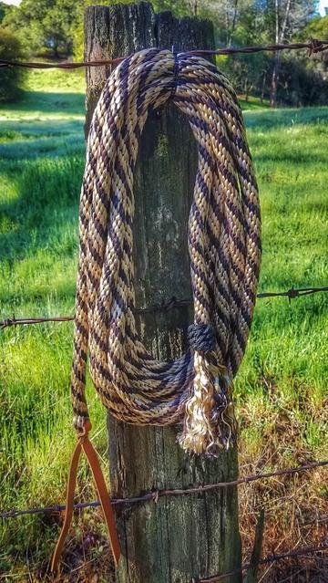 Buckaroo Leather - Nylon braid mecate