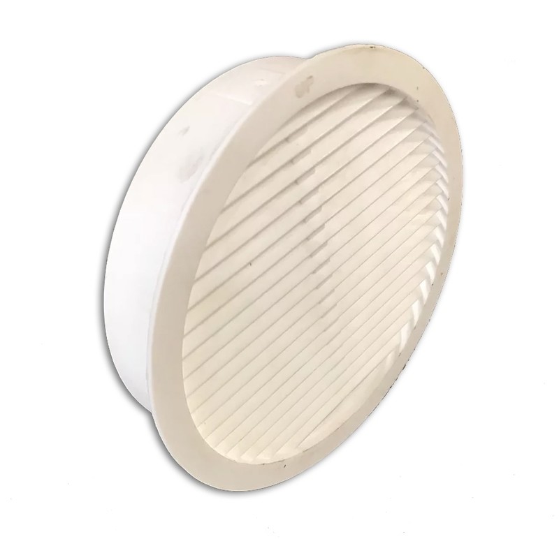 4&quot; White Air Vent for Heater Housing - Calf Warmer Parts