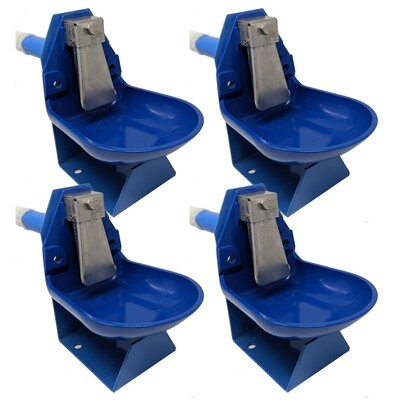 Trojan barrel waterer 4 pack, gravity flow