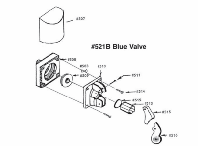 Miraco 521 Grey Valve Internal Parts Repair Kit