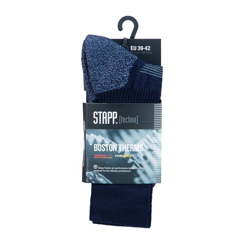 Stapp / Basset / Teckel Stapp Techno Boston Thermo Sok 27450 149 Marine, Maat: 38