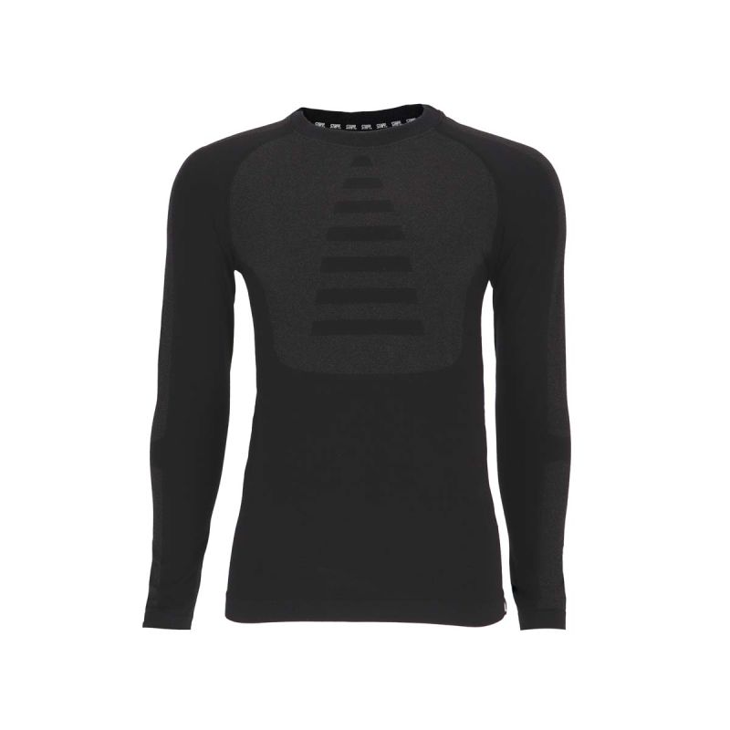 Stapp / Basset / Teckel Stapp Heat Men Thermo Shirt 1-Pack 70306 Zwart 6990, Maat: L