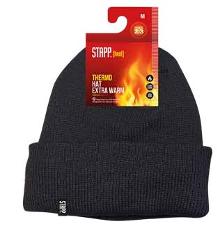 Stapp / Basset / Teckel Stapp Heat Unisex Beanie Thinsulate 1-Pack 70601 Thermo Zwart 6990, Maat: M