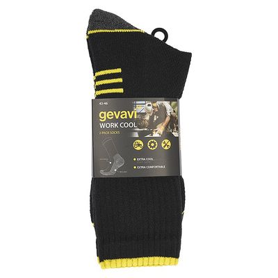 Gevavi Gevavi Workwear Sokken Cool GW53 Grijs