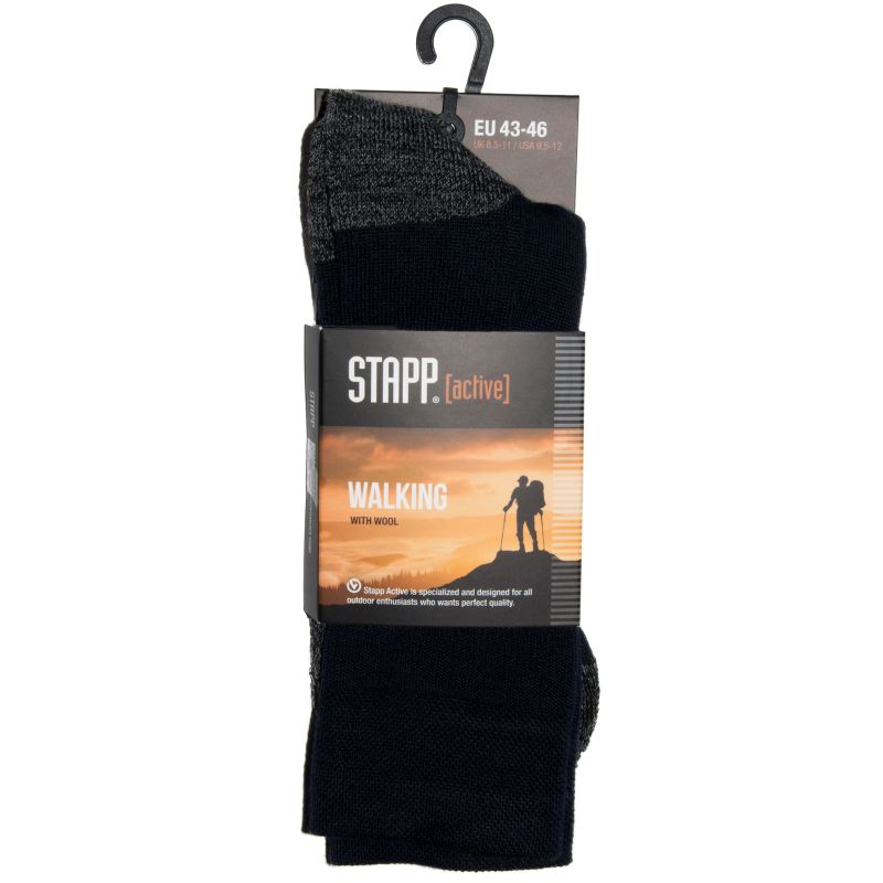 Stapp / Basset / Teckel Stapp Active Walking Sok 29520 999 Zwart, Maat: 38