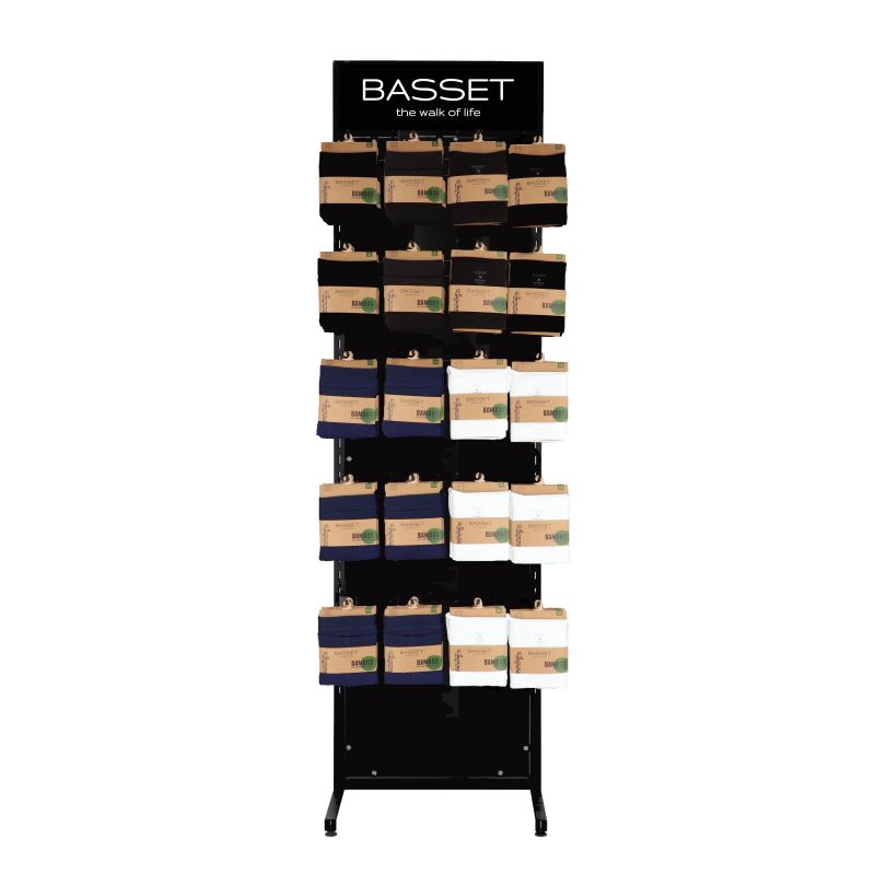 Stapp / Basset / Teckel Basset Presentatiestander Bamboo Eco-Friendly 3166 Zwart, Maat: One Size