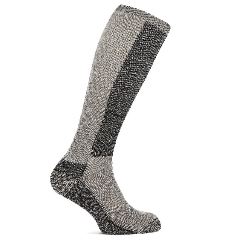 Stapp / Basset / Teckel Basset Unisex Merino Thermo kniekousen 31650 Off White Black 1169, Maat: 35