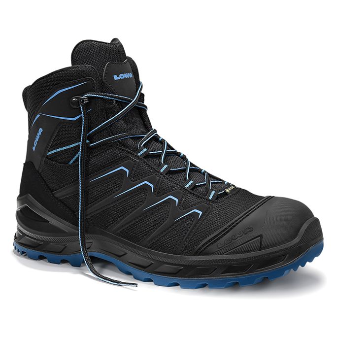 Lowa Lowa Larrox Work GTX Mid 5482 S3 Zwart/Blauw, Maat: 39