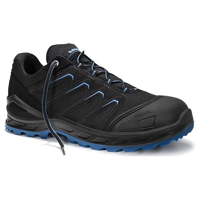 Lowa Lowa Larrox Work GTX Laag 5432 S3 Zwart/Blauw, Maat: 39