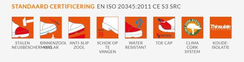 No Risk Nasa Hoog 1017.02 Metaalvrij S3
