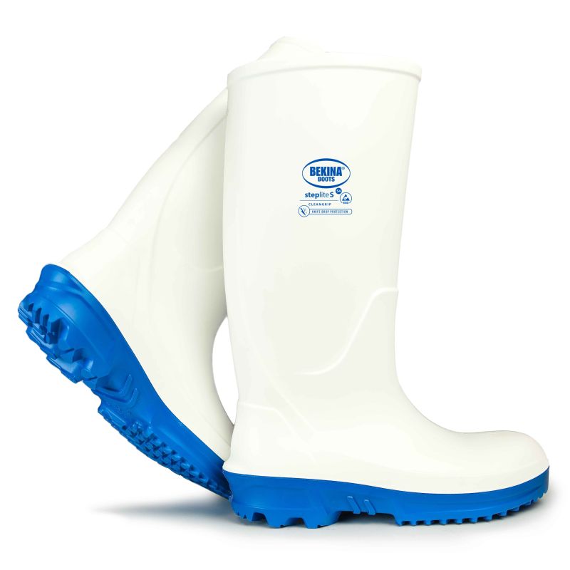 Bekina Steplite S Cleangrip ECO S4 wit-Blauw