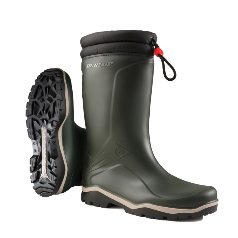 Dunlop K486061 Blizzard Gevoerde laars PVC Olijf hoofdfoto