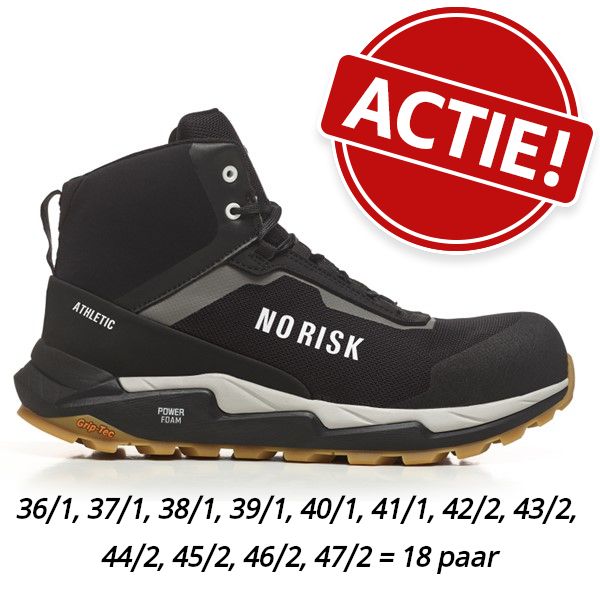 No Risk Athletic Mid Black 1019.00 Assortiment a 18 paar hoofdfoto