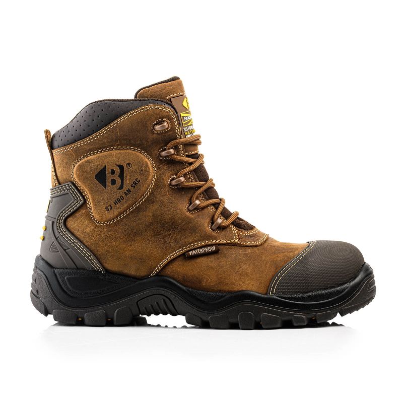 BuckBootz Buckshot BSH012 S3 Hoog Bruin hoofdfoto