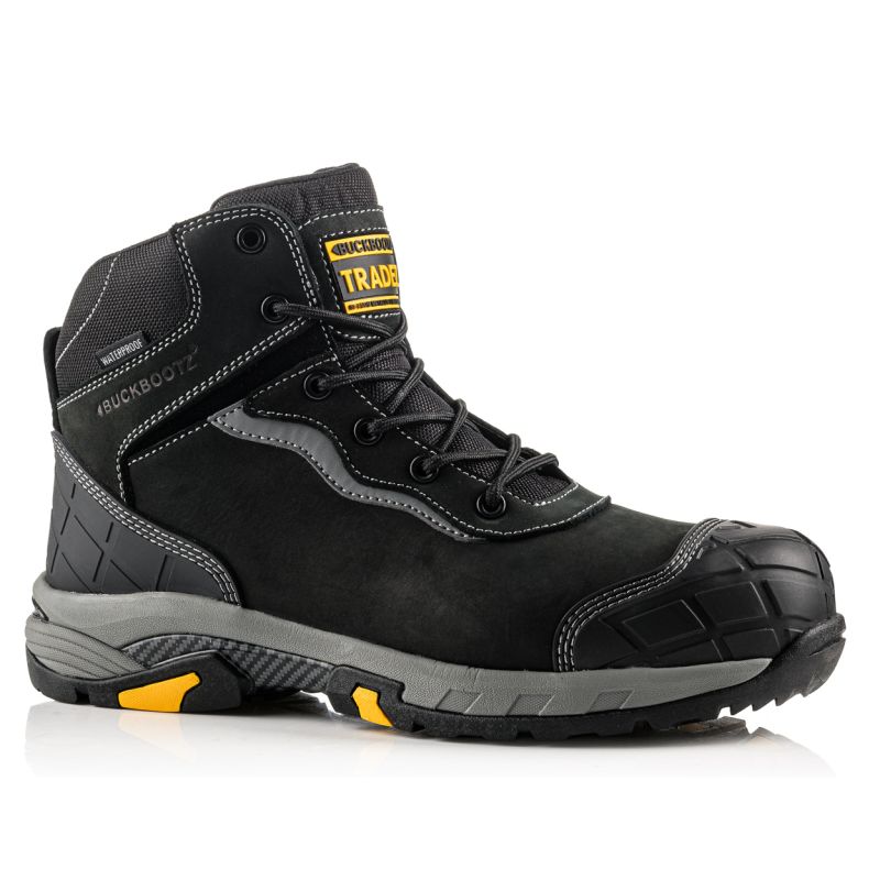 BuckBootz Tradez Blitz S3 Zwart hoofdfoto